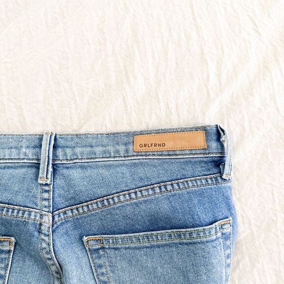 GRLFRND Revolve Naomi High Rise Jeans 29 Petite Cropped Destroyed Blogger Fave - Picture 8 of 12